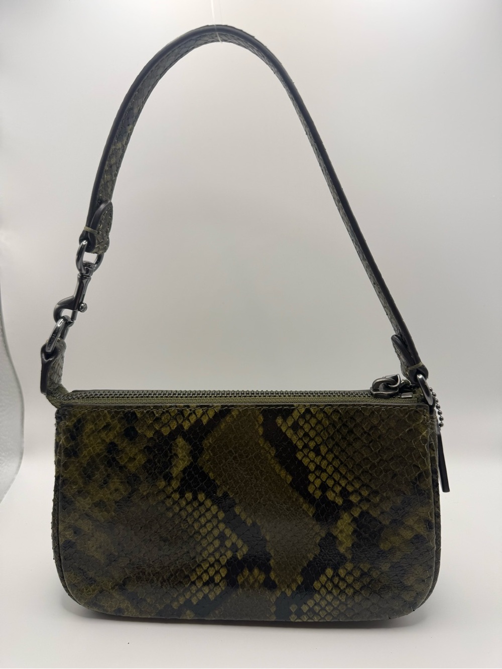 Coach Olive Python Shoulder Bag - Picture 3 of 12